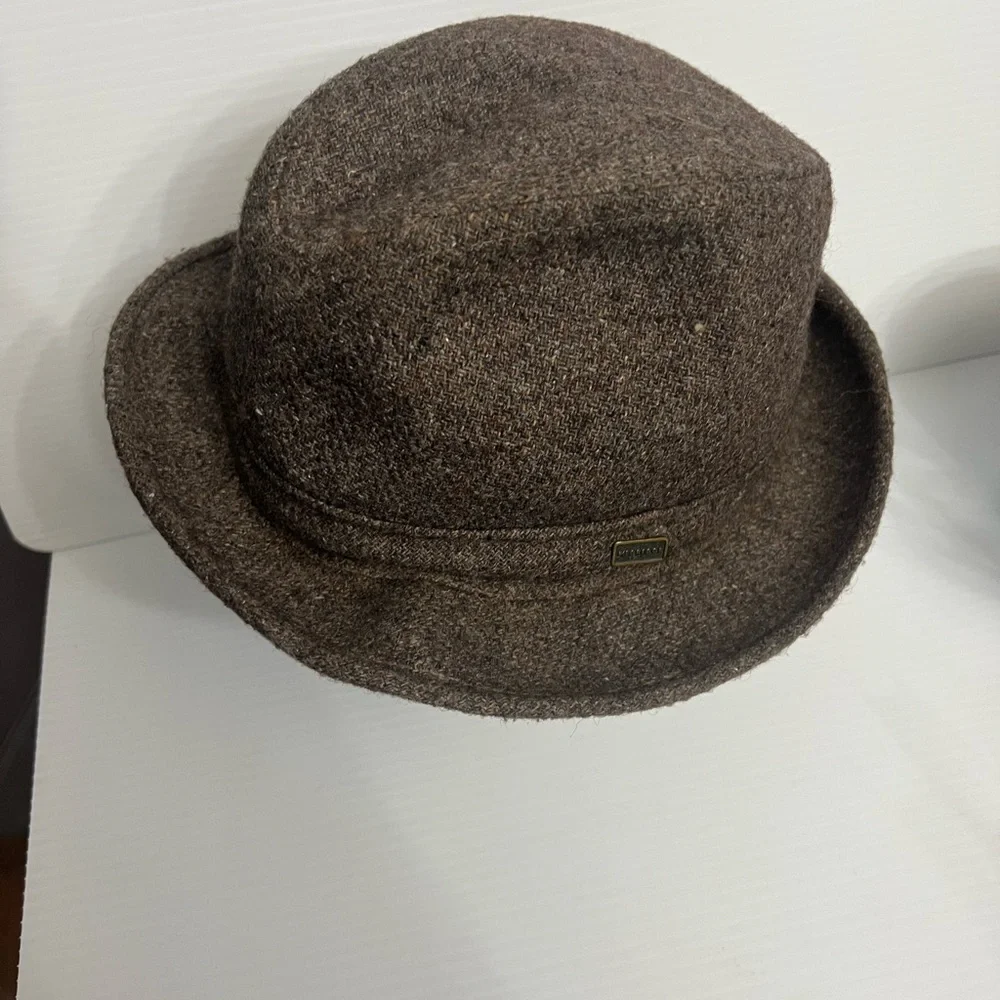 Vintage McGregor Brown/Gray Men's Fedora Size 7-7.5